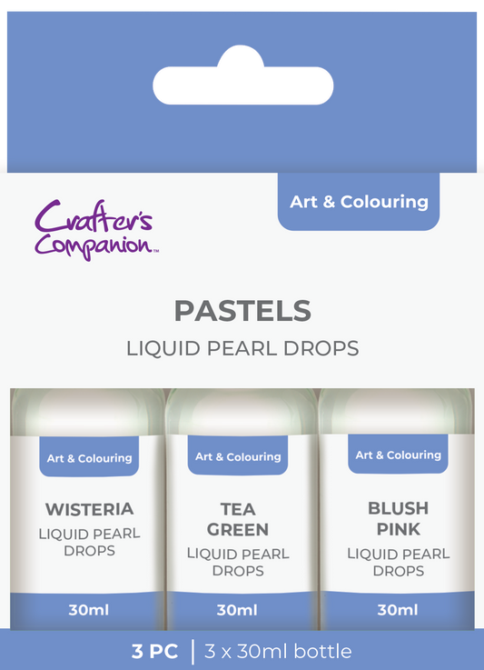 Crafter's Companion Pearl Drops Pastels 3 Pack