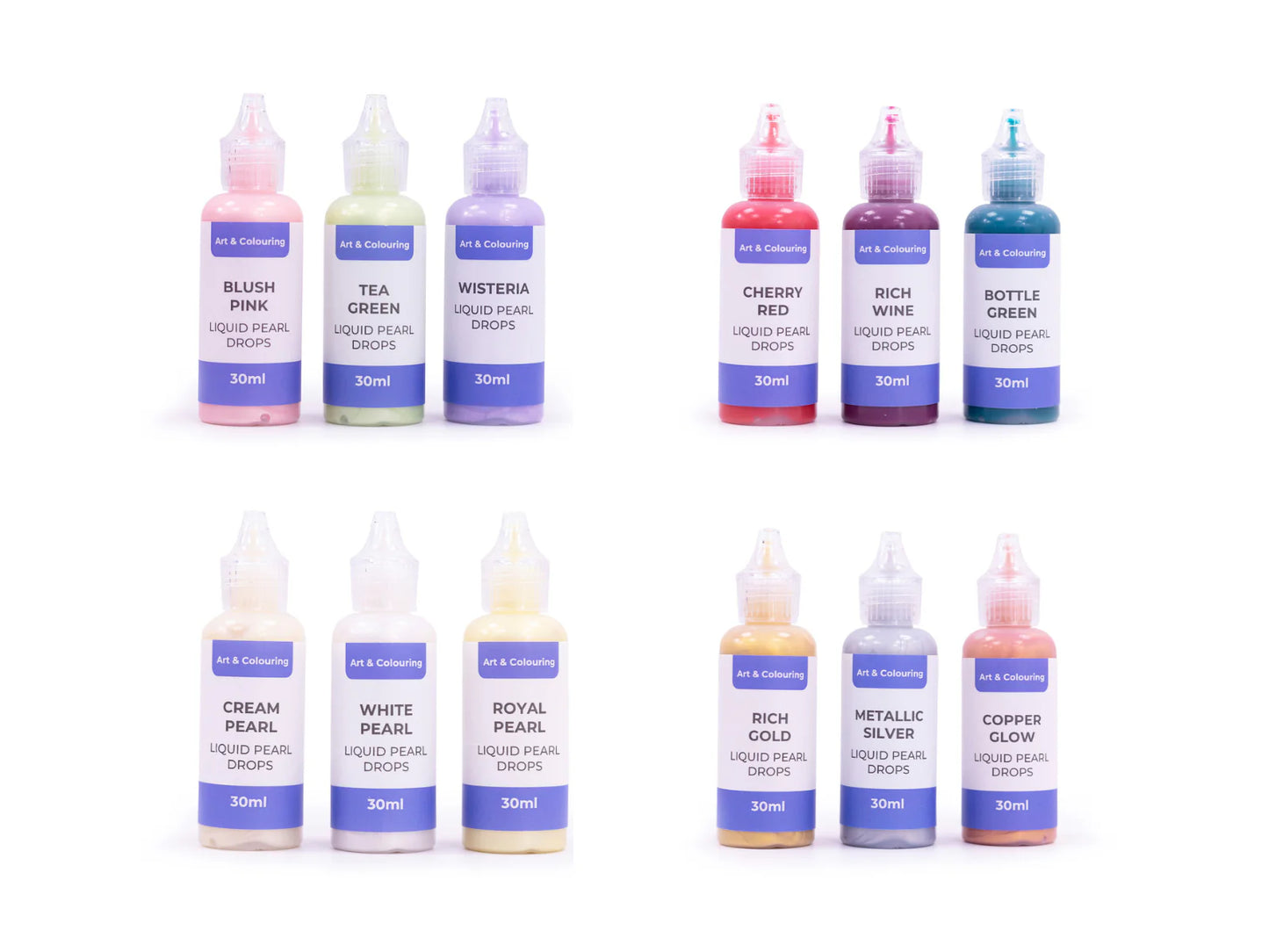 Crafter's Companion Pearl Drops Pastels 3 Pack
