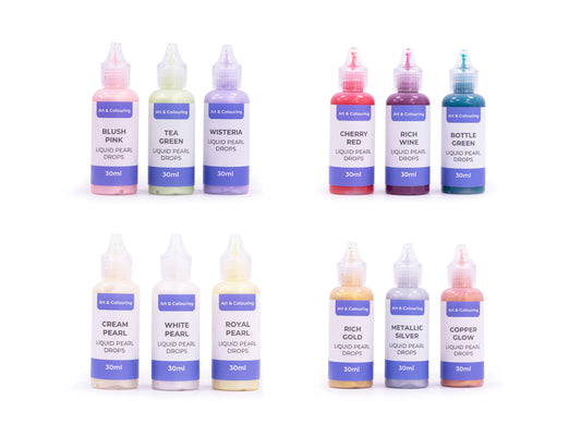 Crafter's Companion Pearl Drops Pastels 3 Pack