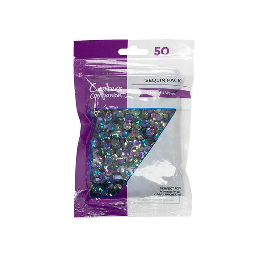 Crafter's Companion Mermaid Dreams Sequins - Starlight Waves