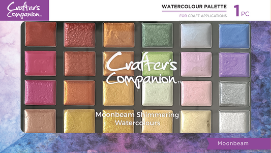 Crafter's Companion Shimmer Watercolour Palette - Moonbeam