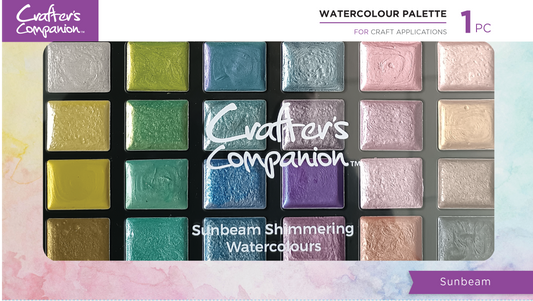 Crafter's Companion Shimmer Watercolour Palette - Sunbeam