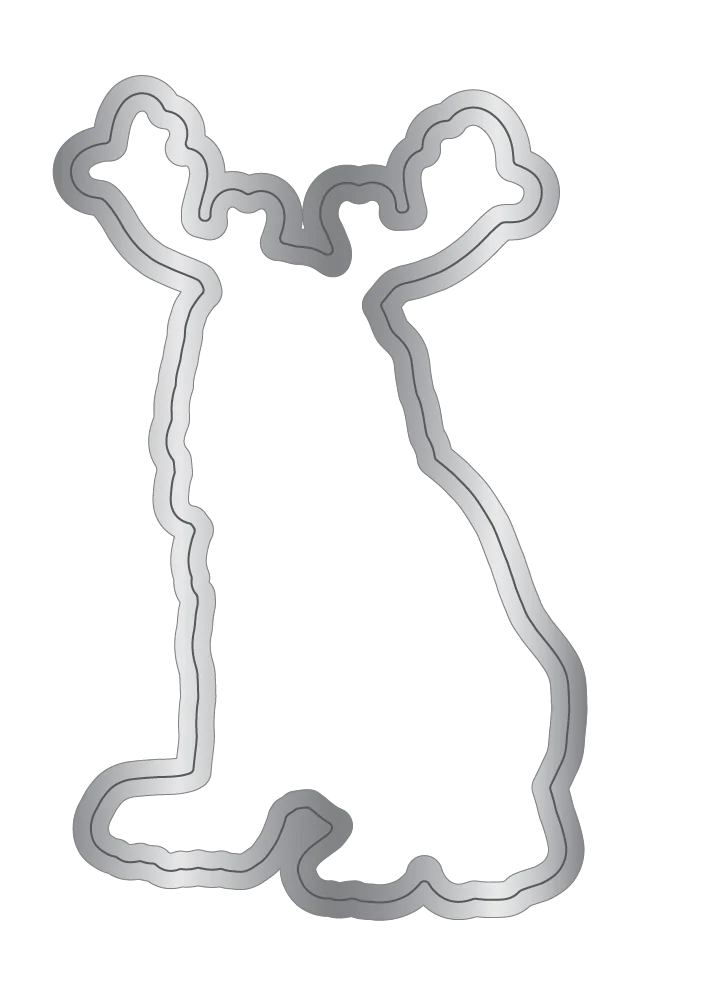 Crafter’s Companion Santa Paws Stamp and Die - Beagle