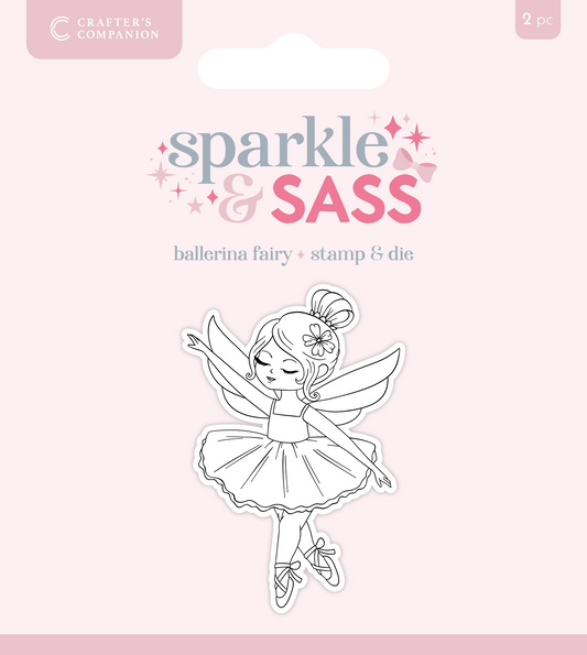 Crafters Companion Stamp & Die - Ballerina Fairy