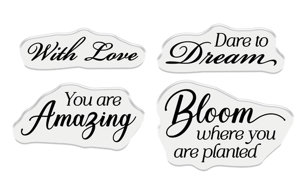 Crafter's Companion Stamp and Die Set - Bloom Where You Are Planted