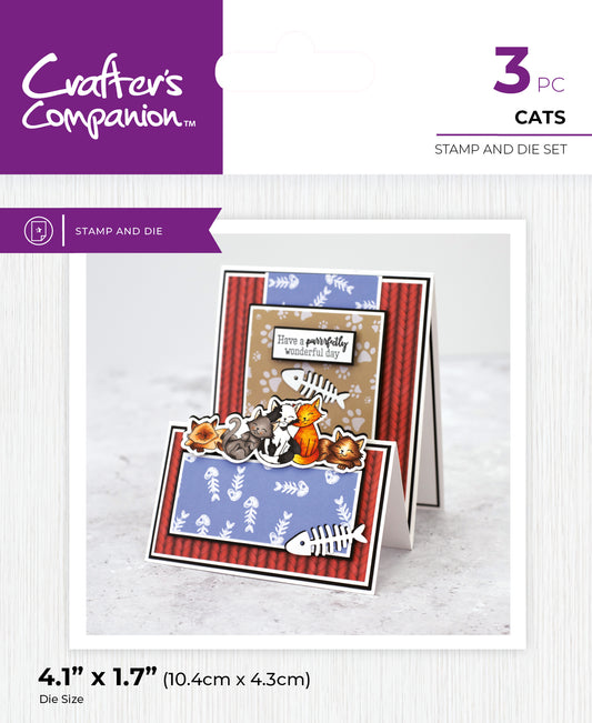 Crafter's Companion - Stamp and Die - Cats