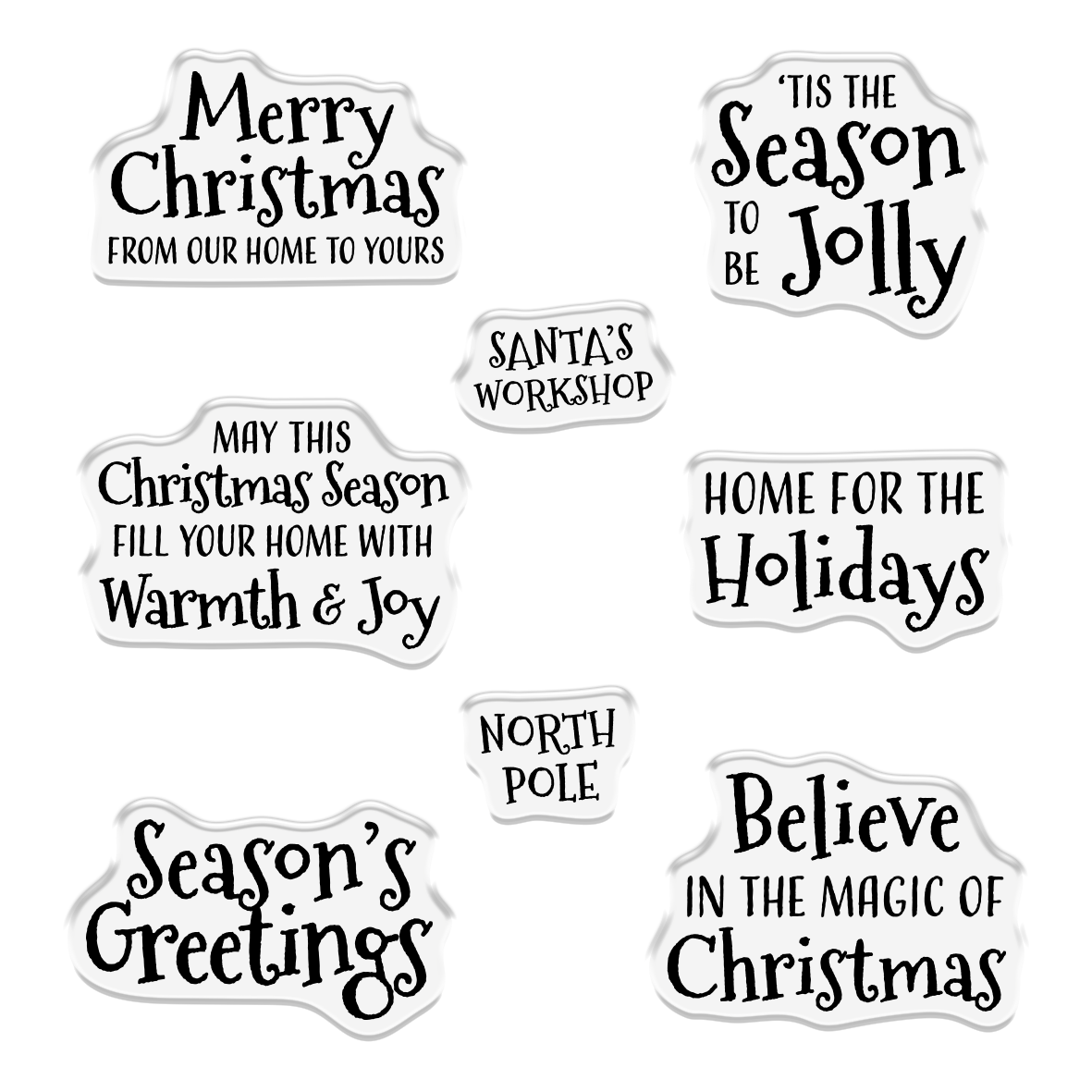 Crafters Companion Stamp & Die - Christmas Cabin