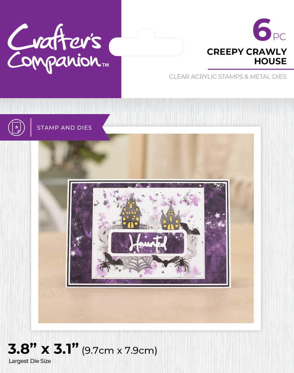 Crafter's Companion Stamp & Die - Creepy Crawly House