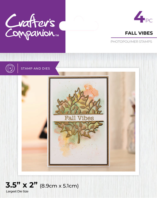 Crafter's Companion Stamp & Die - Fall Vibes