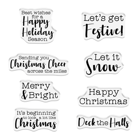 Crafters Companion Stamp & Die - Festive Camper