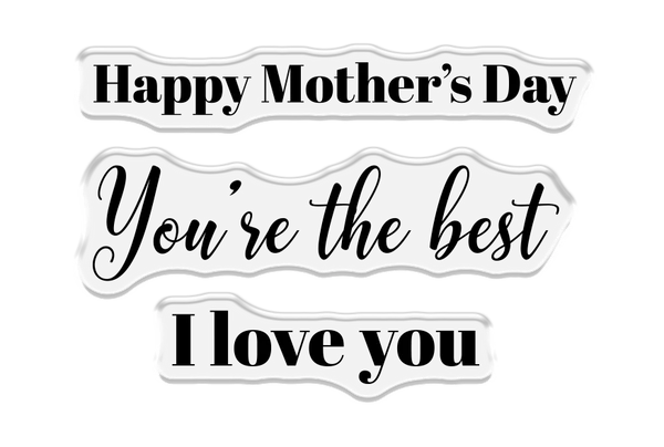 Crafter's Companion Stamp & Die - Happy Mothers Day