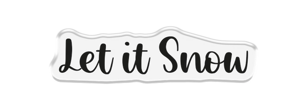 Crafters Companion Stamp and Die - Let it Snow