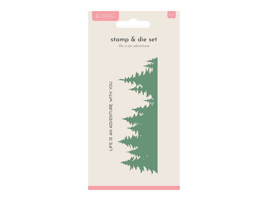 Crafters Companion Stamp and Die - Life is an Adventure