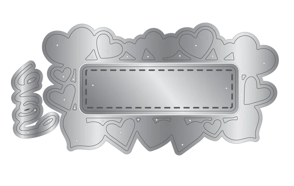 Crafter's Companion Stamp & Die - With Love on Valentines