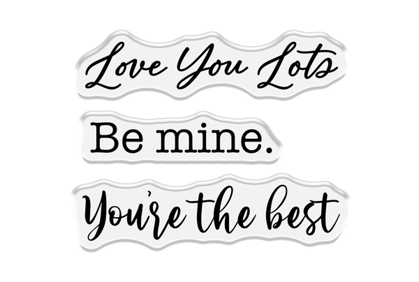 Crafter's Companion Stamp & Die - With Love on Valentines