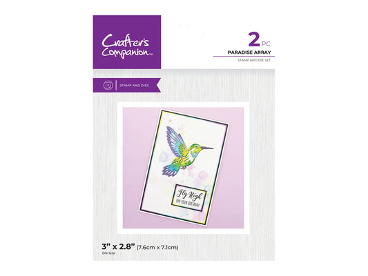 Crafter’s Companion Stamp & Die - Paradise Array
