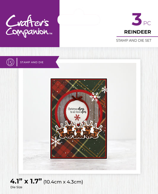 Crafter's Companion - Stamp and Die - Reindeer