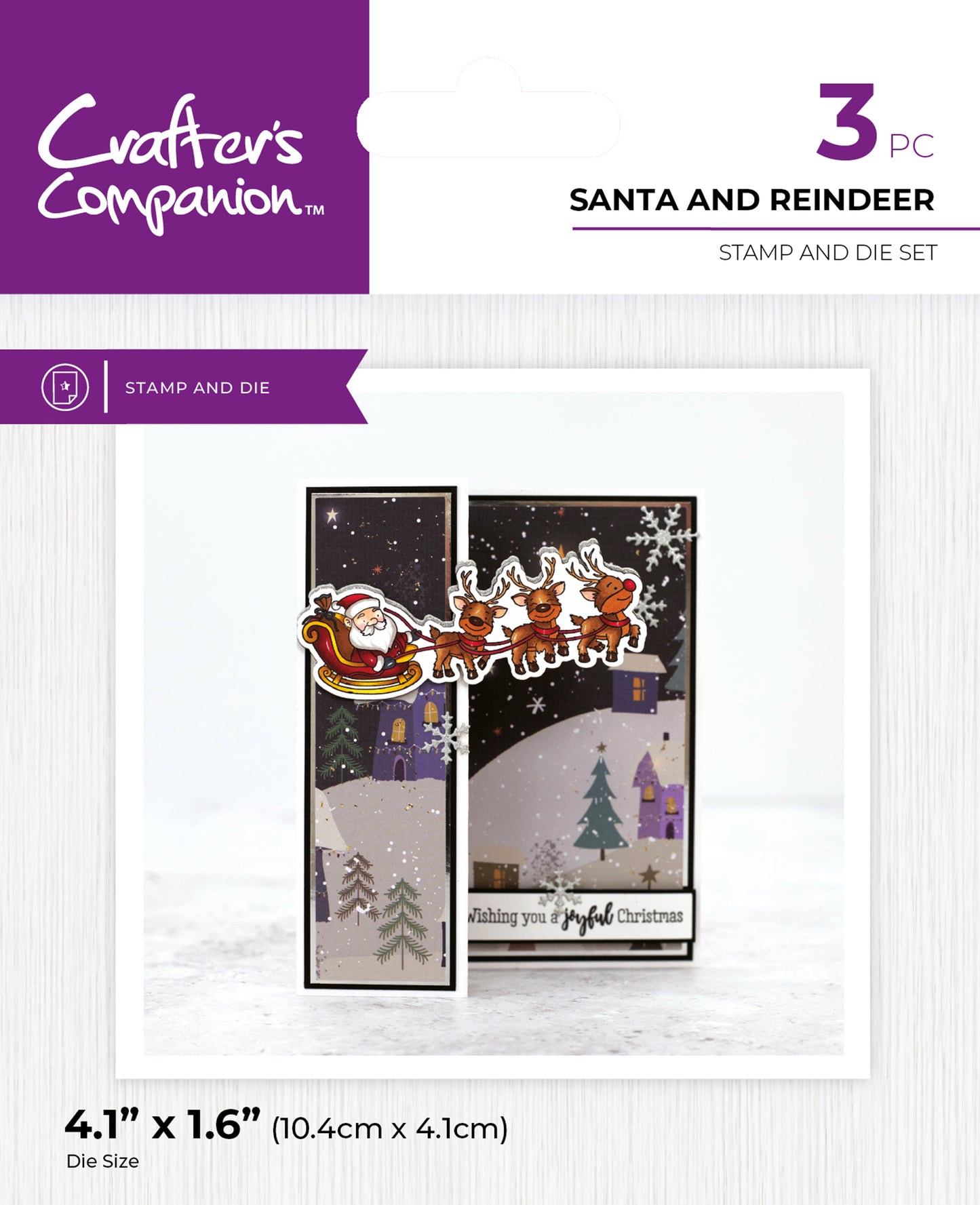 Crafter's Companion - Stamp and Die - Santa and Reindeer