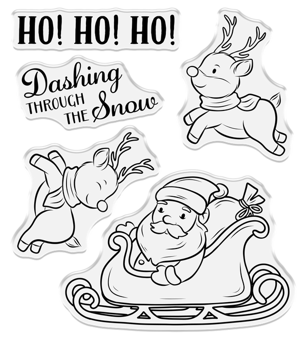 Crafters Companion Stamp and Die - Santa’s Sleigh