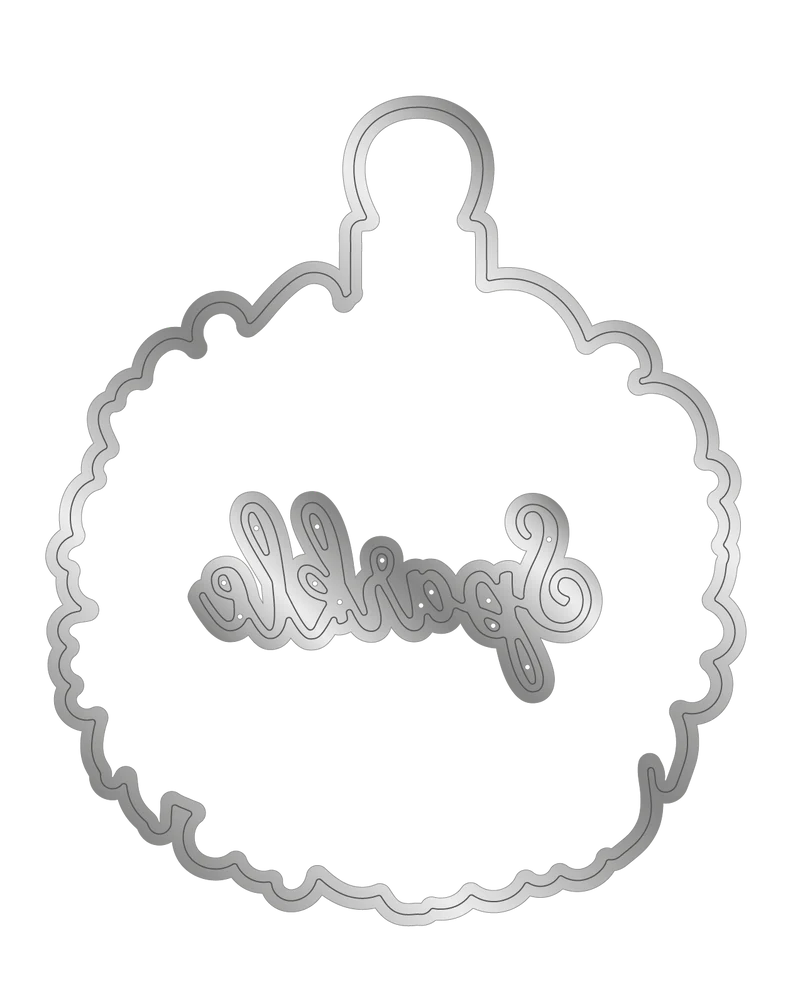 Crafter's Companion Stamp, Die and Stencil Set - Bauble