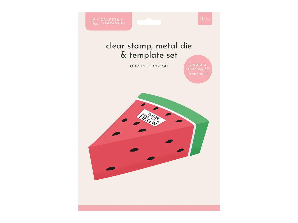Crafter’s Companion Stamp, Die and Template - One in a Melon