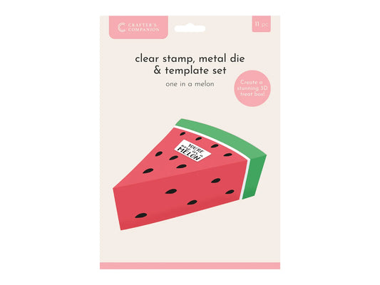 Crafter’s Companion Stamp, Die and Template - One in a Melon
