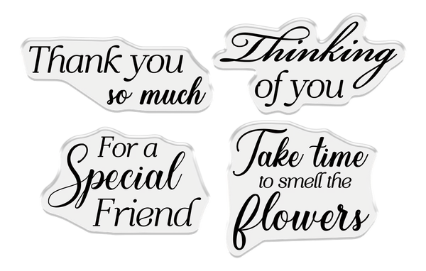 Crafter's Companion Stamp and Die Set - Thinking of You