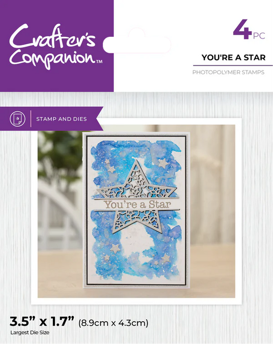 Crafter's Companion Stamp & Die - Dream Big