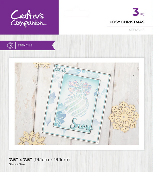 Crafter's Companion Stencil - Cosy Christmas