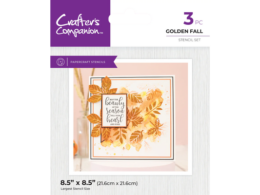 Crafter's Companion Stencil - Golden Fall