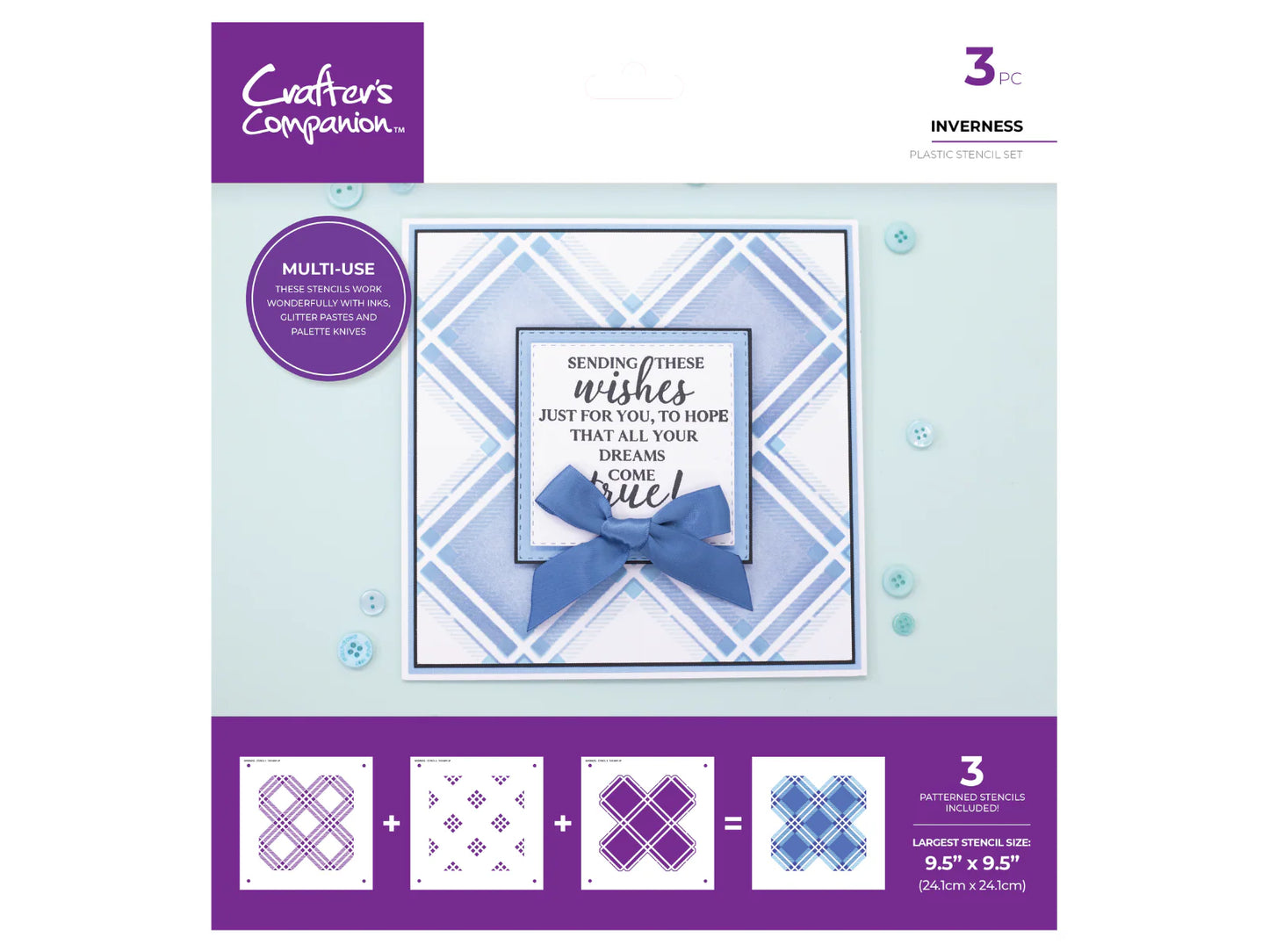Crafter's Companion - Stencil Set - Inverness