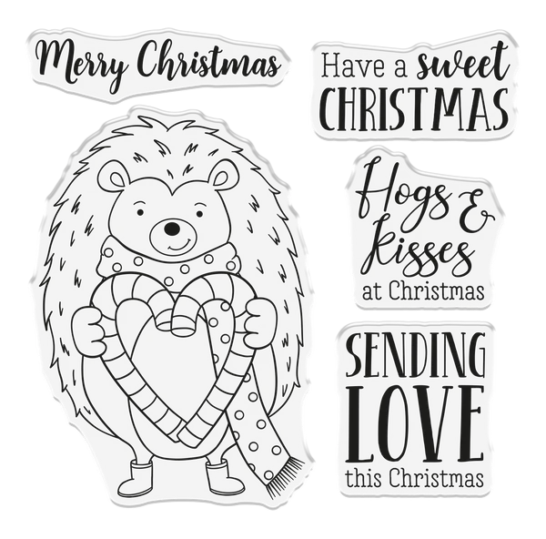 Crafter's Companion Photopolymer Stamp - Hogs and Kisses