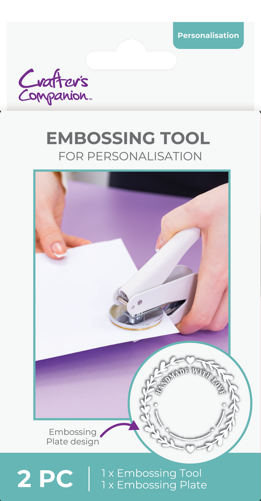 Crafter's Companion - Embossing Tool & Press Plates 3PC Set