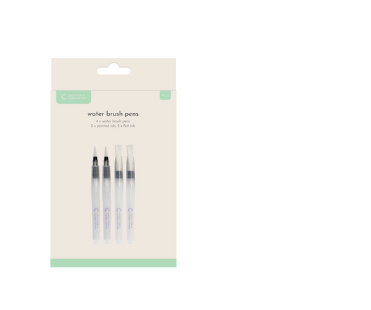 Crafter’s Companion Tool - Water Brush Pens 4 Pack 