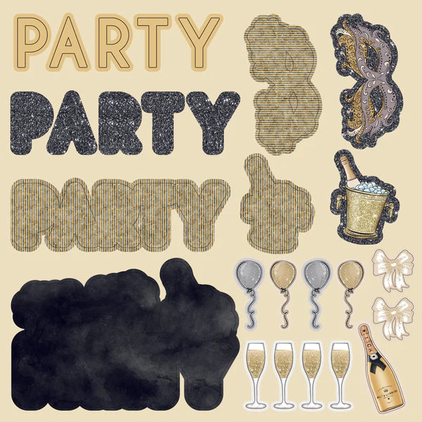Crafter's Companion 12" x 12" Die Cut Topper Pad - Everyday Sentiments