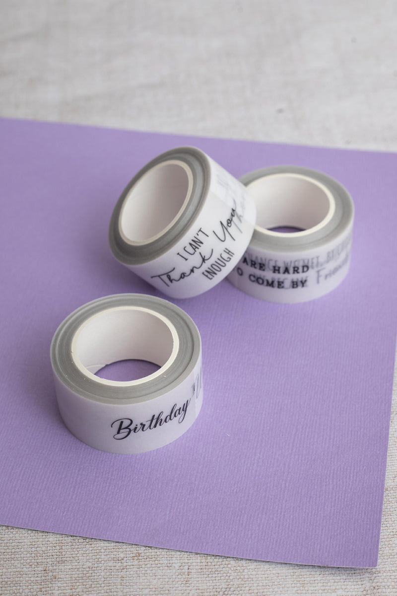 Crafters Companion Vellum Wash Rolls - Black Sentiments