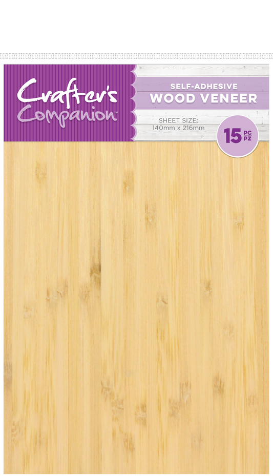 Craft Material Pack  - Wood Veneer with Adhensive (15pk)
