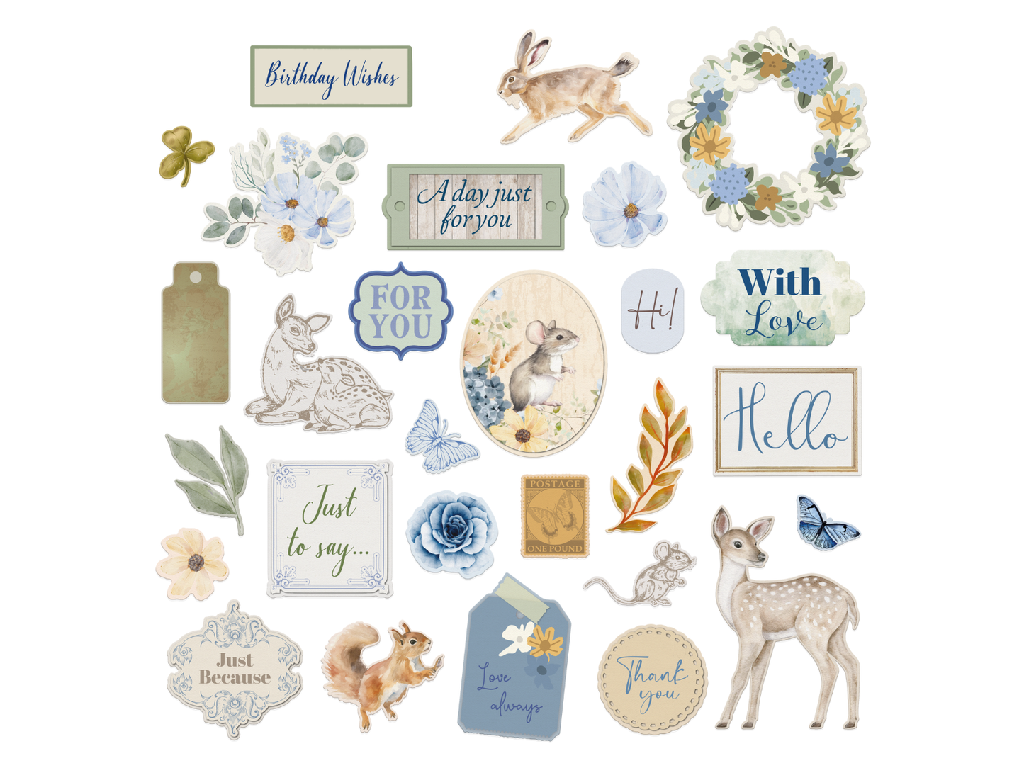 Wildwood Whimsy - Ephemera Set