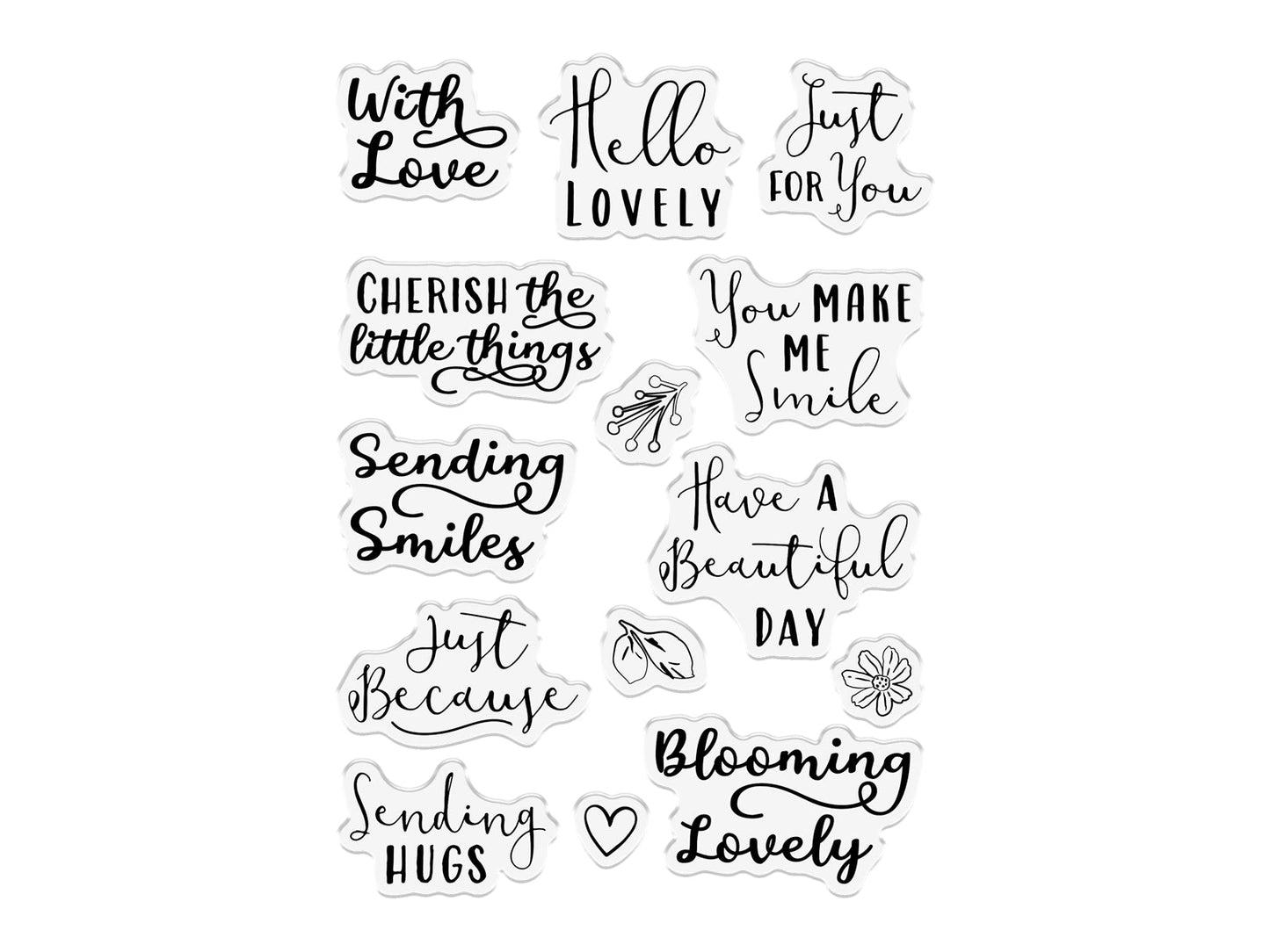 Wildwood Whimsy - Whimsical Sentiments Stamp Set