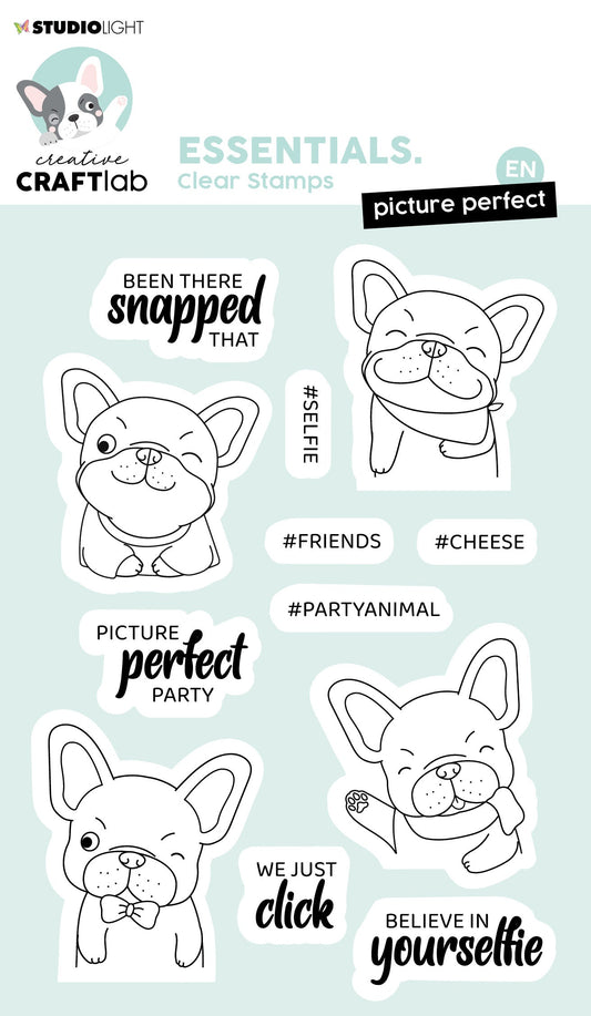 CCL Clear Stamp Picture Perfect Buddy Essentials 105x148x3mm 12 PC nr.221