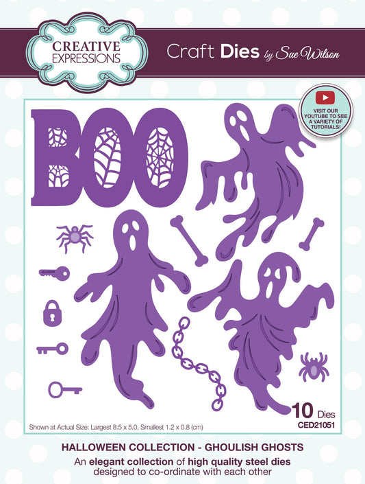 Creative Expressions Ghoulish Ghosts Craft Die