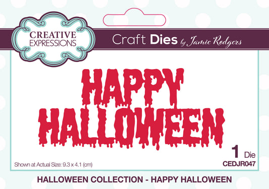 Creative Expressions Jamie Rodgers Happy Halloween Craft Die
