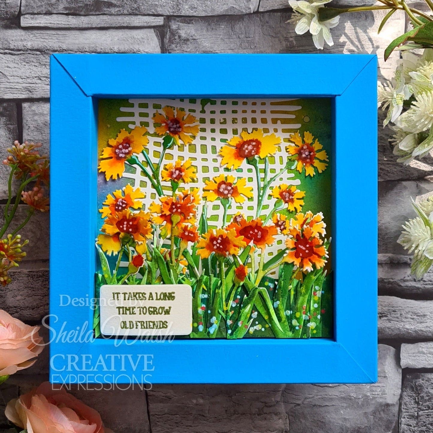 Creative Expressions Sam Poole Shabby Basics Queen Anne's Craft Die