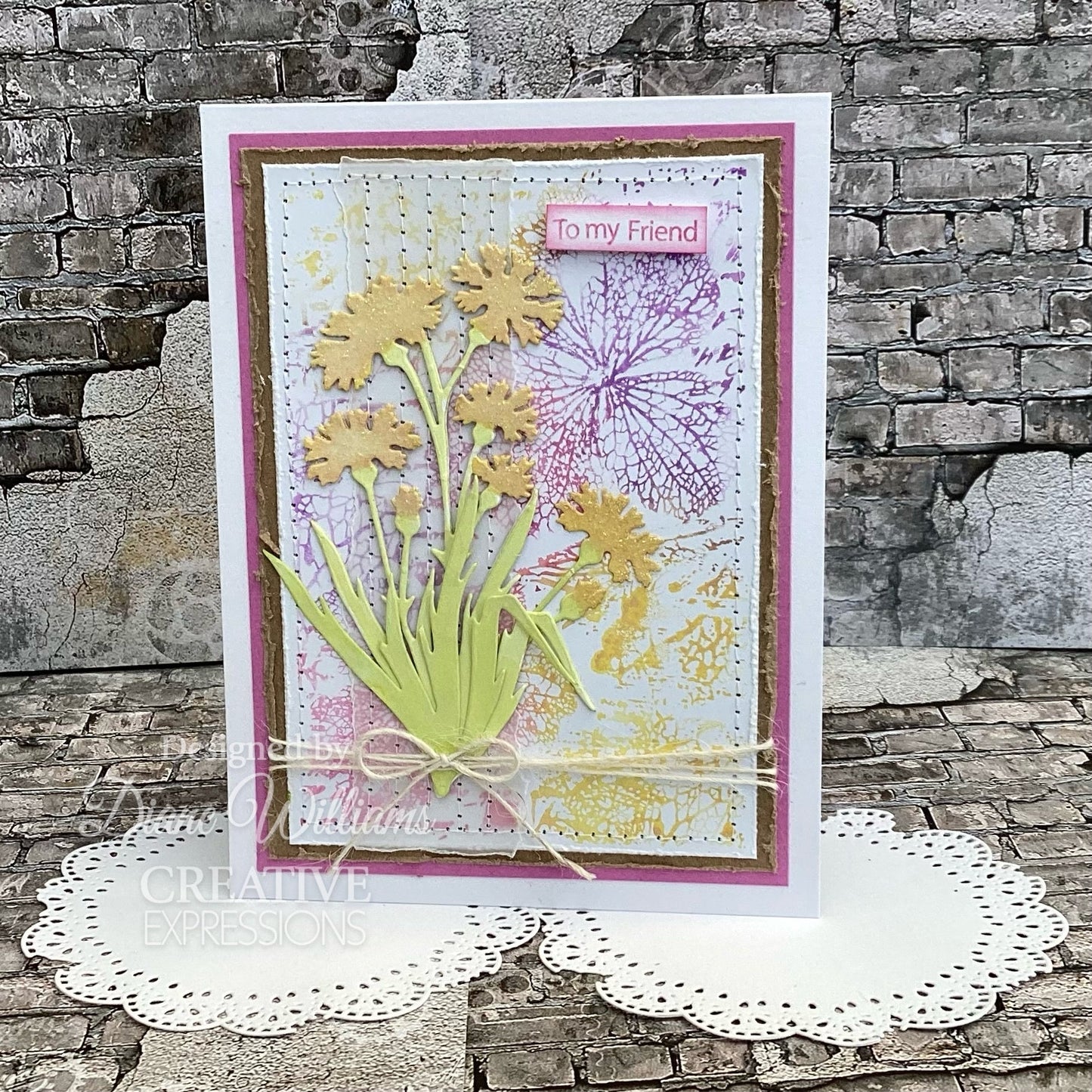 Creative Expressions Sam Poole Shabby Basics Queen Anne's Craft Die