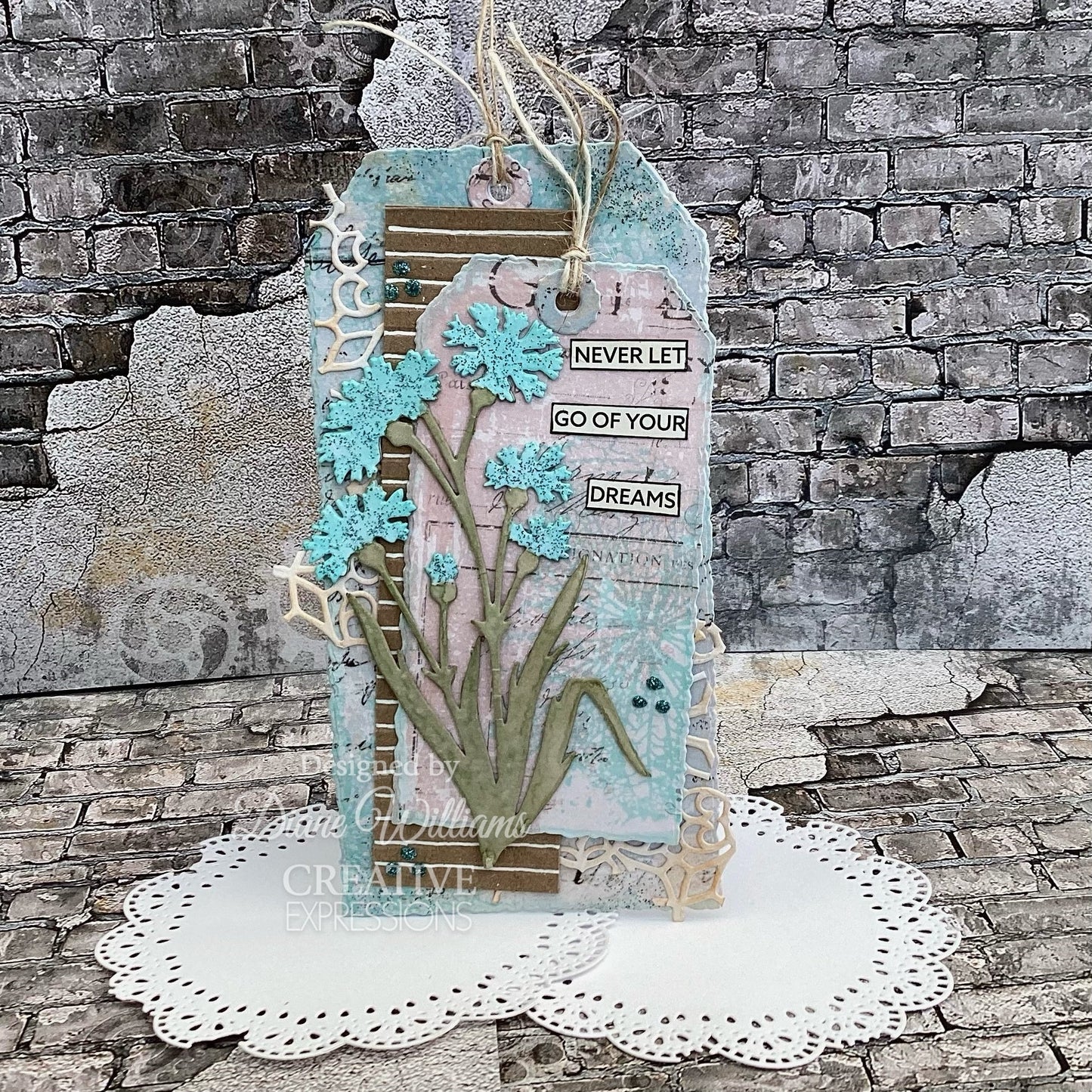 Creative Expressions Sam Poole Shabby Basics Queen Anne's Craft Die