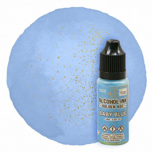 Alcohol Ink Golden Age 12mL | 0.4fl oz - Baby Blue