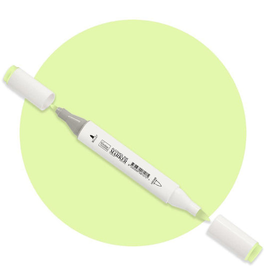 Twin Tip Alcohol Ink Marker - Greens & Blues - Milk Green