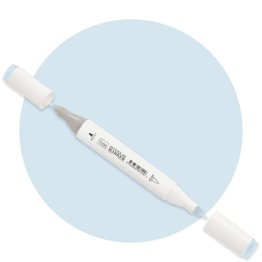 Twin Tip Alcohol Ink Marker - Greens & Blues - Powder Blue