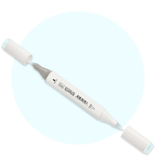 Twin Tip Alcohol Ink Marker - Greens & Blues - Pale Blue