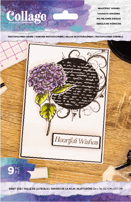 CC - Photopolymer Stamp - Heartfelt Wishes